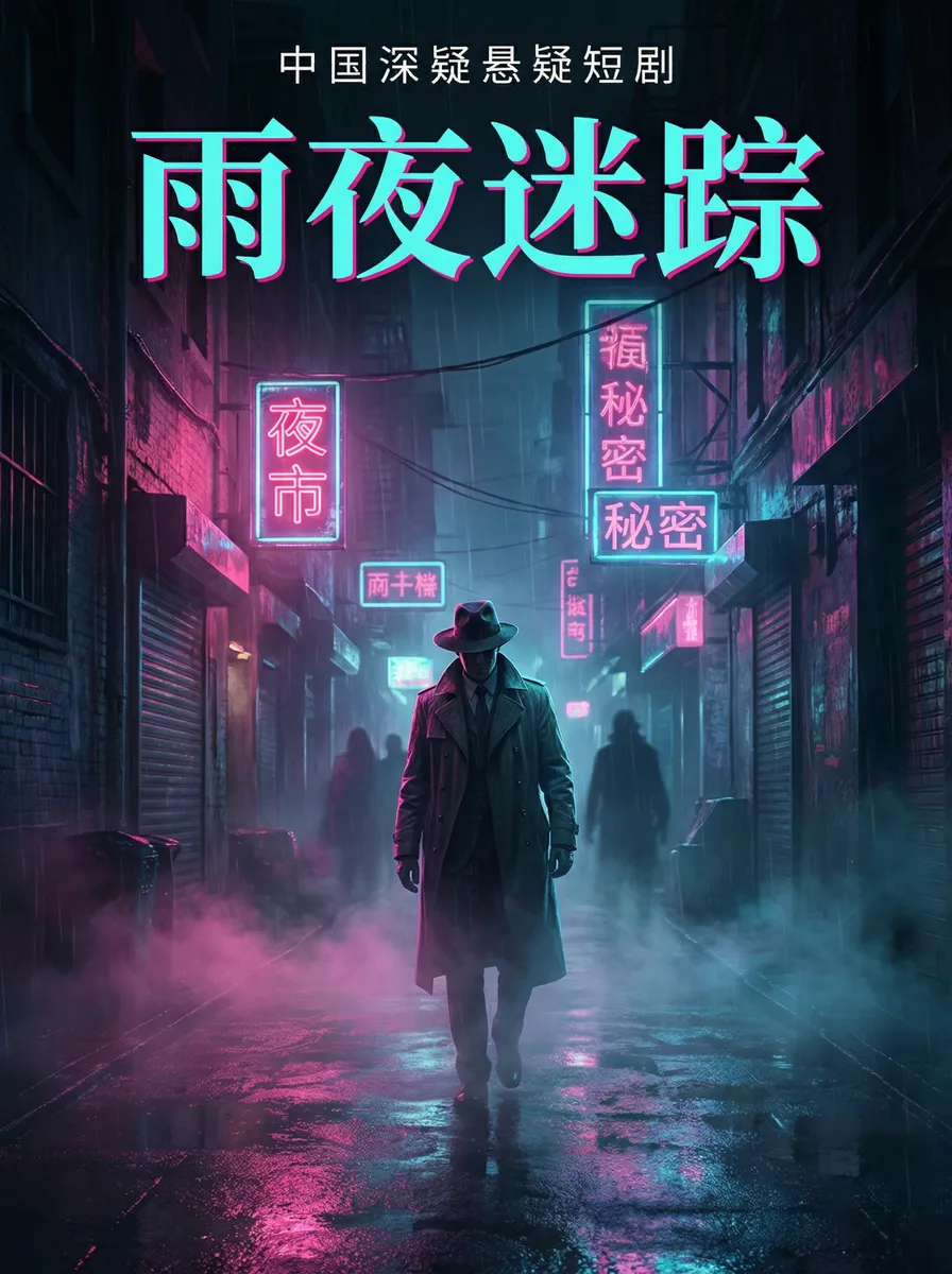 孙一宁个人资料身高体重 悬疑追踪短剧 - 雨夜迷踪海报